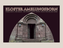 Tablet Screenshot of kloster-amelungsborn.de